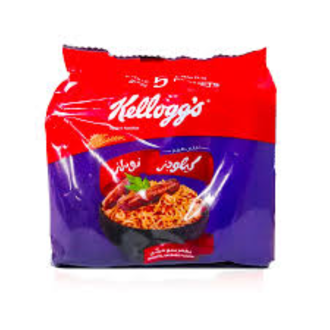 KELLOGGS SAUSAGE NOODLES 350G 5PKT
